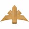 Ekena Millwork Alberta Rough Sawn Timber Gable Bracket, Western Red Cedar, 36"W x 21"H x 4"D x 6"F, 14/12 Pitch GBW036X21X0406ALB00RWR - alternate 1